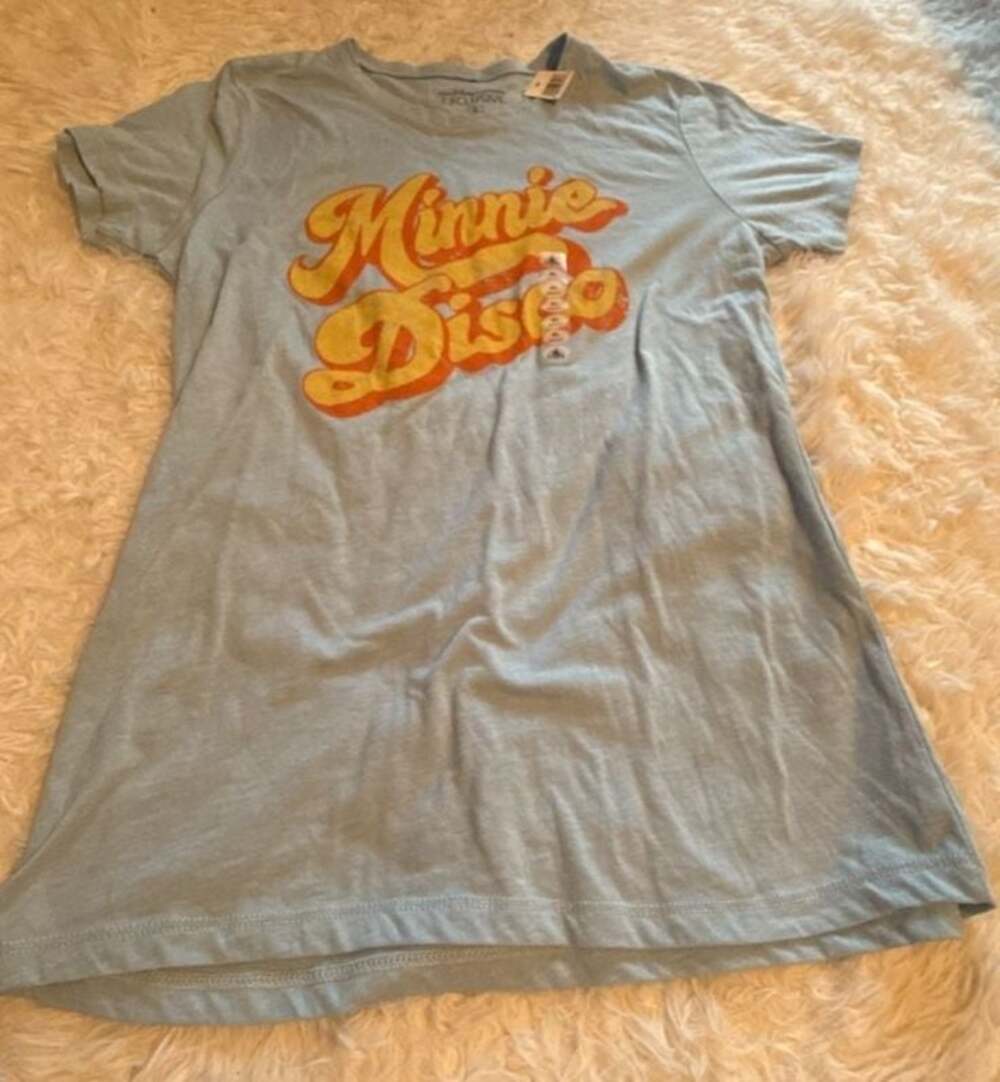 Walt Disney Imagineering WDI Exclusive Minnie Disco Blue‎ Graphic T-Shirt